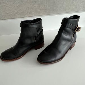 Black Tory Burch flat boots